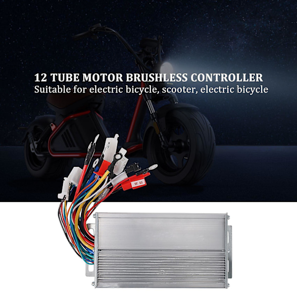 48v 500w børsteløs controller, aluminiumslegering E-bike børsteløs motorcontroller til elcykel