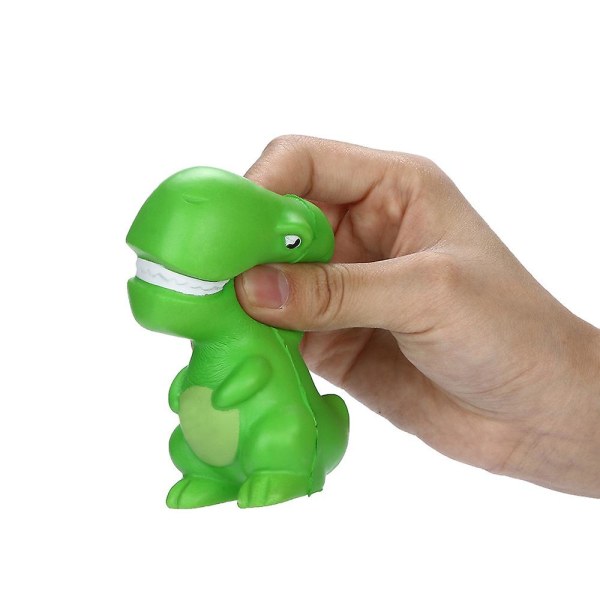 HHL Grön Dinosaur Doftande Långsamt stigande Squeeze Leksaker Stress Reliever Leksaker