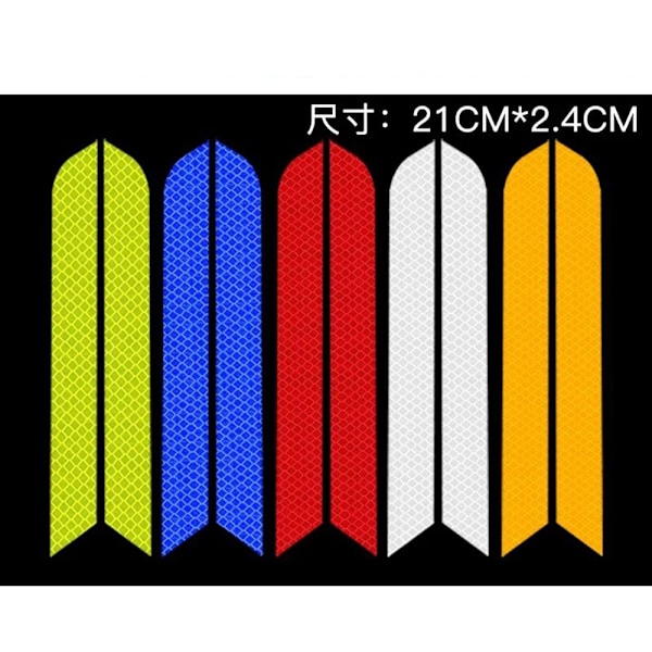 4-pack Bärbara Reflexband RED