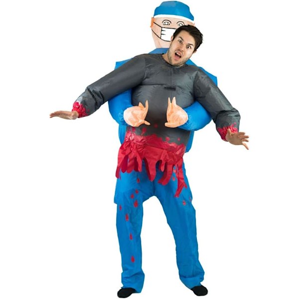 Oppustelig kostume til sjov festkostume Velegnet til voksne, oppustelig Halloween-kostume