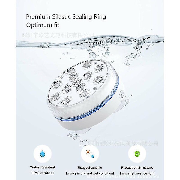 Lay-Z-Spa LED Boblebad Belysning, 7 Farger, Undervannsbelysning, Rask[GKS]