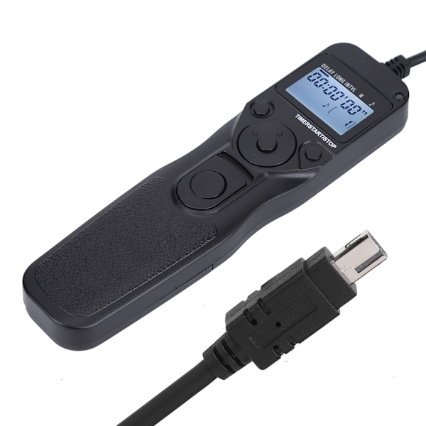 Shoot MC-DC2 Timing Shutter Kabeludløser Automatisk Timer Fjernbetjening til Nikon Z7/D750/D610/D7500/D7200/D7000/D5200/D5600/D3300/D3100