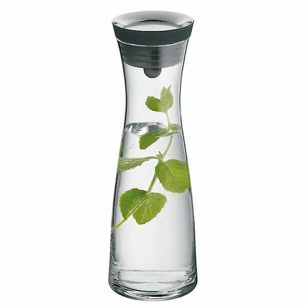 Vandkaraffel 1,8L Borosilikatglasflaske Basic Vippelåg Lukning[GKS]