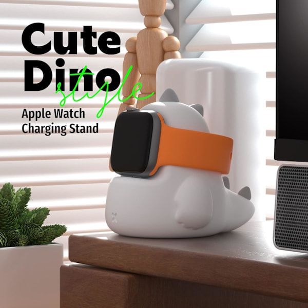 Laddningsdocka kompatibel med Apple Watch Series Ultra White