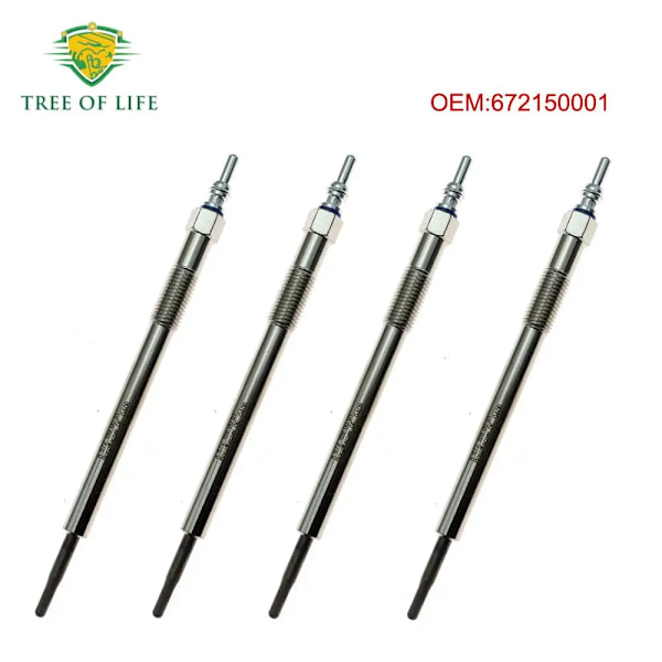 1/2/4/8X Nya Glödstift A6721590001 6721590001 för Ssangyong Rodius II Korando C New Actyon D22F 2.2 2015+[GKS] 1PCS