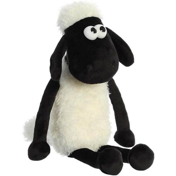 Shaun the Sheep 61173 20 cm Blødt Legetøj, Sort og Hvid, 20 cm, Egnet til Voksne og Børn