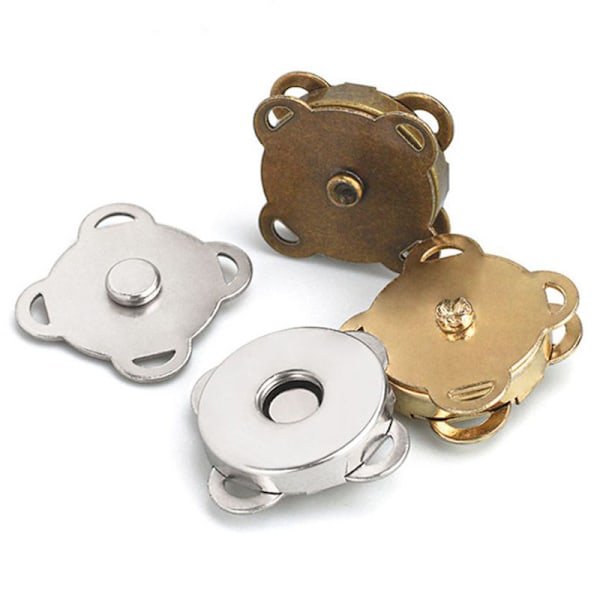 50 kpl magneettineppareita, magneettinappeja, laukkunappeja, solkia, vaatetustarvikkeita, lajitelma värejä, lajitelma värejä 2 Lajitelma väri 2 Assorted Color 2 1.4X1.4cm