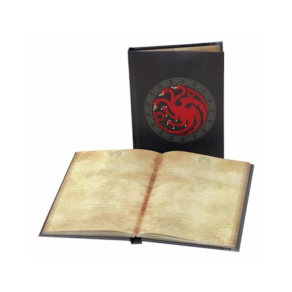 Game of Thrones -muistikirja valotehosteella - Targaryen Multicolored multicolor