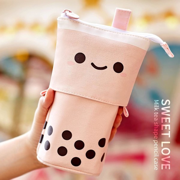 Teleskopisk pennhållare för skrivmaterial - Boba Tea