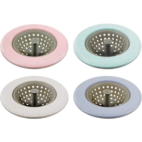 Køkken silikonesil, beige, pink, blå, grøn, 4-pak