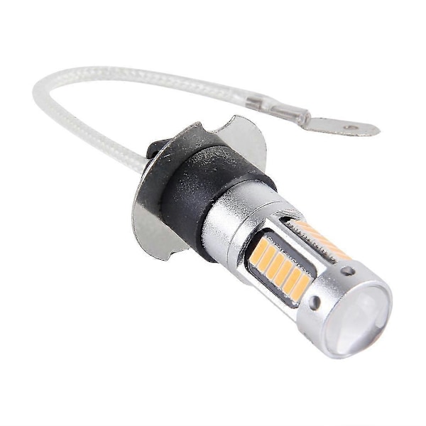 st H3 10W 30 SMD-4014 LED dimljus för bil, DC 12V Orange Light