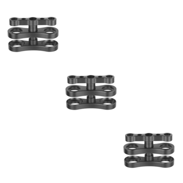 1/2/3 Aluminium Standard 1 Kuleklemme for Undervannsdykking rød 7,01 x 4,50 cm [GKS] red 2.76 x 1.77 Inch 2Set