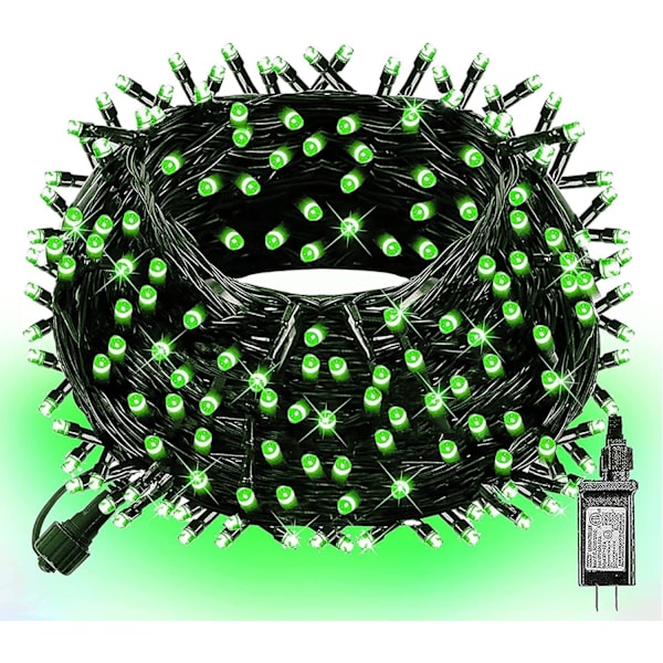 Starka 66FT 200 LED Julbelysning, Julgransbelysning Koppla Grön Green 200 LEDs