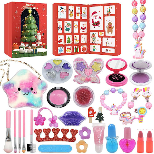 Julekalender Makeup - Adventskalender med legetøjsmakeup i mange farver