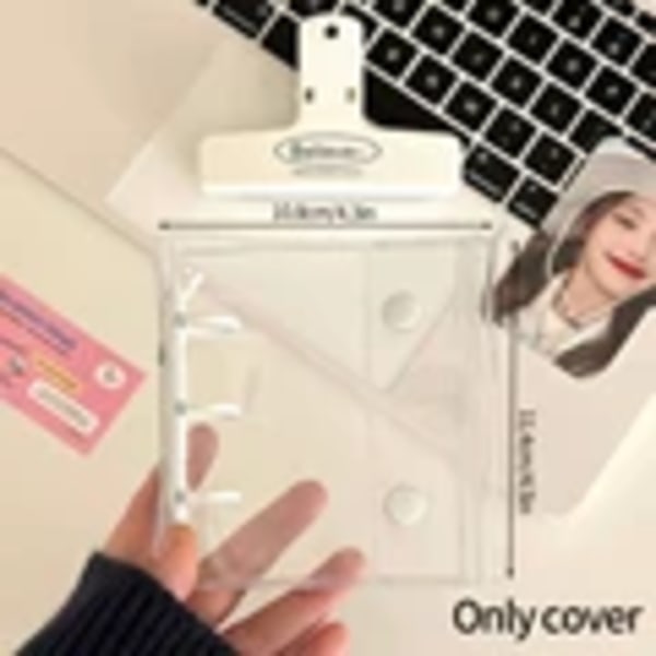 Transparent Fotokortshållare Vattentät Idol Kortpärm Kpop Idol Kort Samlingsbok Färgglad Lös Fotokort Samlingsbok S10 Photo album