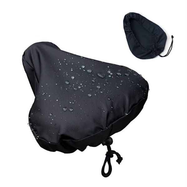 2-pack vattentätt regn- och dammskydd Cykelsadelöverdrag med skydd Black