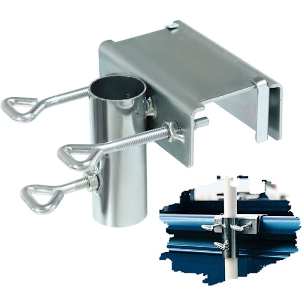 Paraplyholder til altanrækværk, altan paraplyholder, haveparaply monteringsklemme