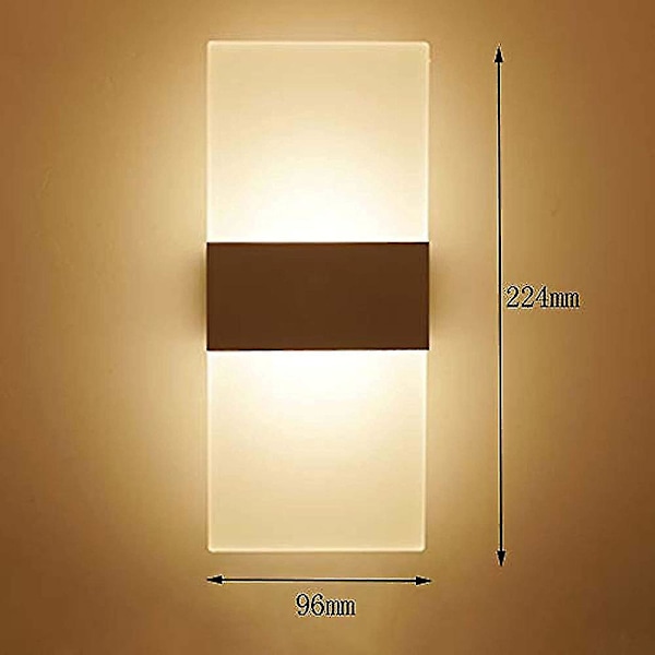 Batteridriven Vägglampa för Inomhusbruk med Strömbrytare, Uppladdningsbar Batterivägglampa LED-lampa USB-uppladdningsbar, Nattlampa för Barnrum Touch Control