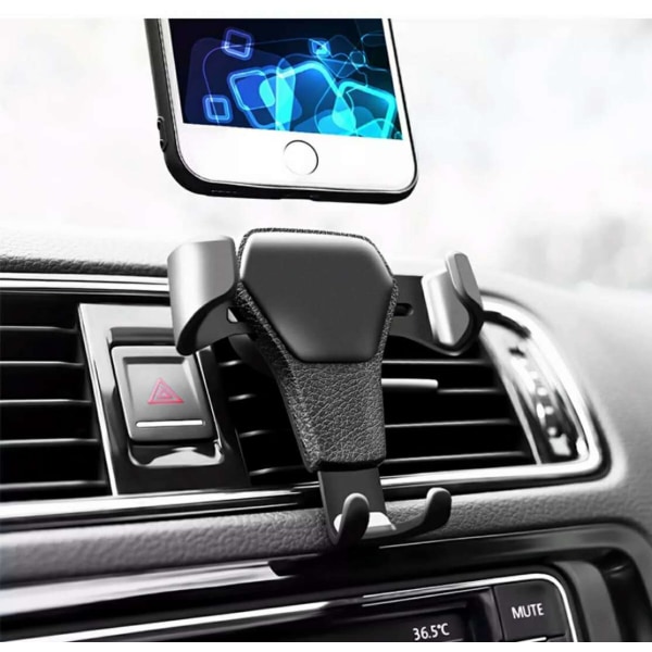 Gravity Bilhållare För Mobiltelefon Hållare Bil Luftventilationsklämma Mobiltelefon Stöd För Xiaomi Iphone Samsung