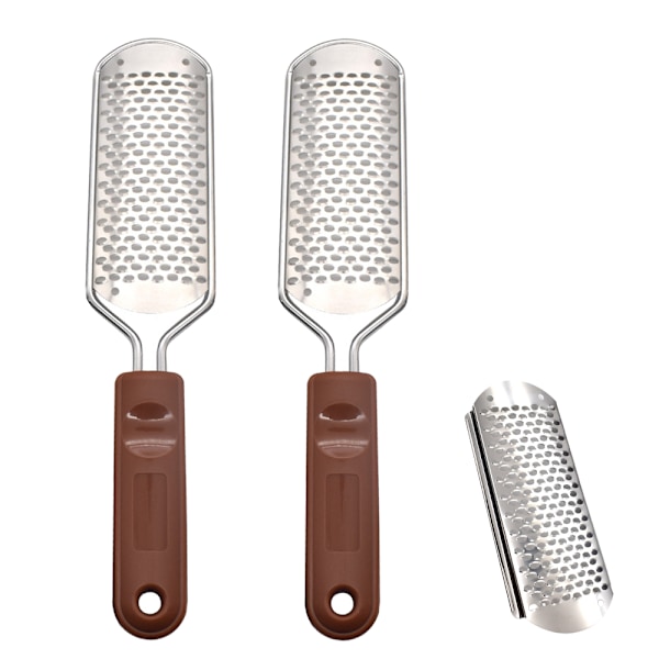 2 Metallista jalkaraspia (jalkaraspia) + 1 ilmainen vaihtoterä