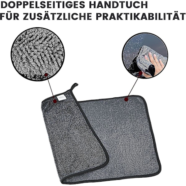 Db dusjkabinettklut for fjerning av vann i dusj og badekar, blank baderomsklut Xxl tørkeklut, hurtigtørkende tørkeklut 3 stk 3Pcs 40 x 60 cm