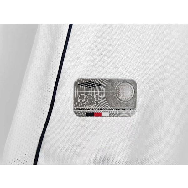 2002 England hemma retro tröja nr 4 Gerrard nr 7 Beckham fotbollströja L