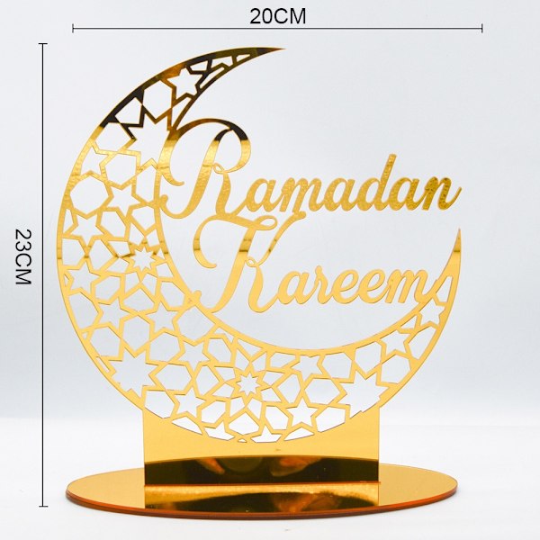 Eid Mubarak-pynt Ramadan-dekorasjon 3 3