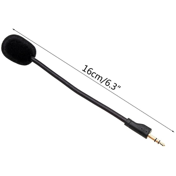 Mikrofonersättningsmikrofon för Logitech G Pro / G Pro X trådlöst spelheadset, löstagbara hörlurar Mic Boom