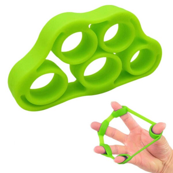 Fingertränare Silikon - Handleds- och Grepptränare 3KG grön green