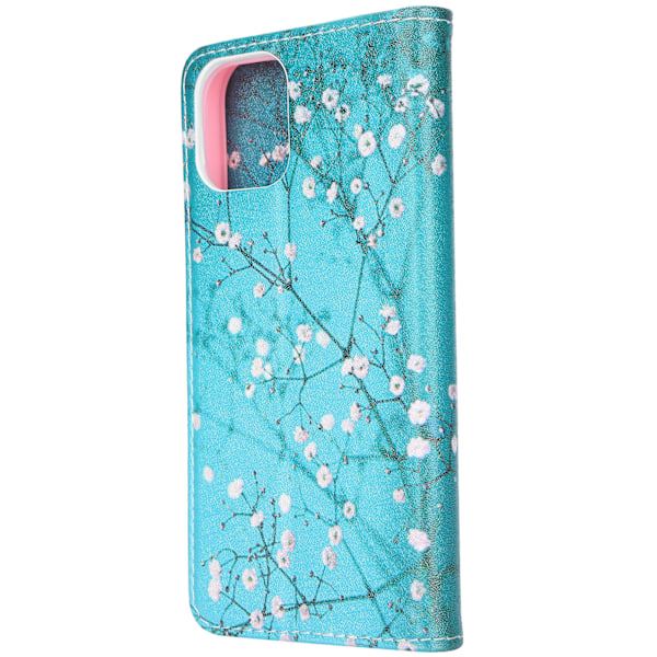 PU Læder Wallet Case med Kortlommer og Magnetisk Knap Cover til Iphone 12 Pro