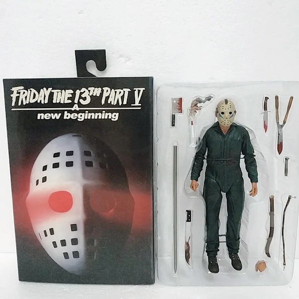 NECA Friday The 13th Figurleker Freddy Jason Voorhees Blod Actionfigur Jason Samleobjekt Modell Jul Halloween Gåver No. 8