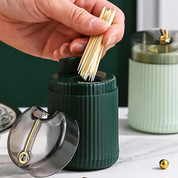 2 st Automatisk Tandpetare Dispenser, Tandpetarehållare
