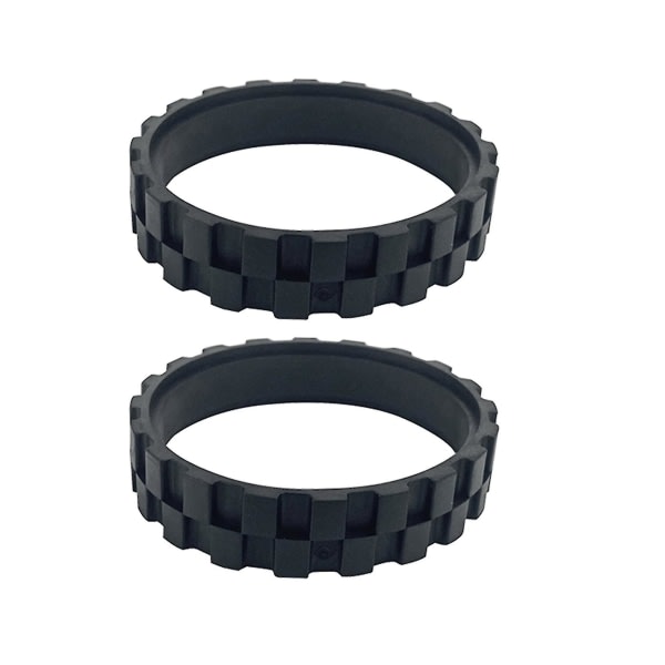6st för Roborock S5/t6/t7 Tillbehör Xiaomi Walking Wheel Tire Skin (bäst) black