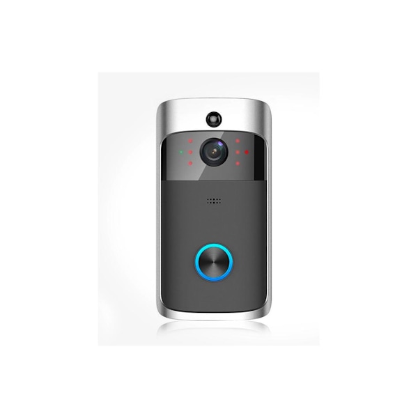 Trådlös videodörrklocka med rörelsesensor och wifi Grey gray