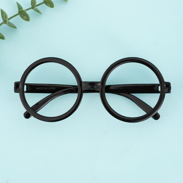 Halloween sorte runde Harry Potter briller uden glas