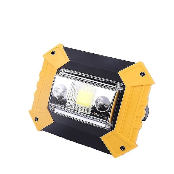 20w Cob Led -valo 2x18650 akku USB-latauslamppu