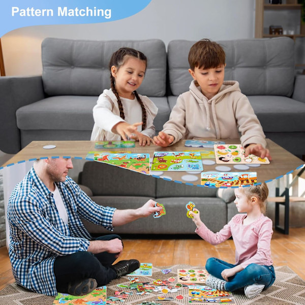 Puinen palapeli Montessori-pelit 1 2 3 4 vuotta Palapelit lapsille Lelut lapsille 2-6 vuotta Koulutuspeli puiset pelit lapsille{GKS}