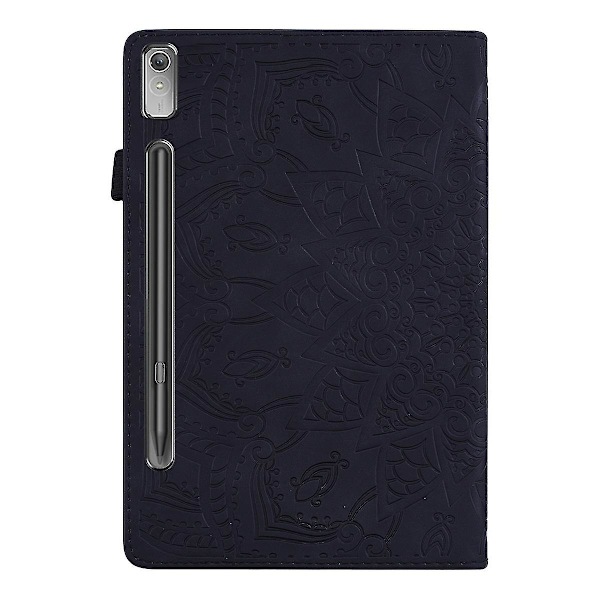 Preget skinnveske for Lenovo Tab P12 12.7 Black