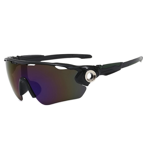 Sykkelbriller 8 Farger Utendørs Sport Solbriller Menn Kvinner C Blu Blu Blue one size