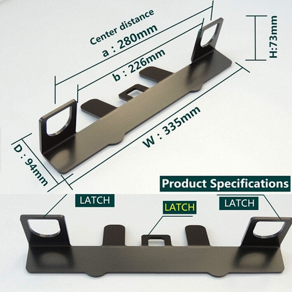 Universal monteringssett for ISOFIX-bilbelte