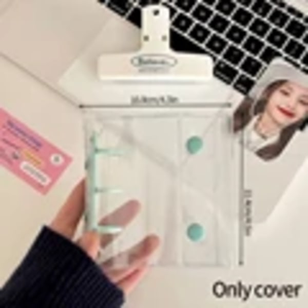 Transparent Fotokortshållare Vattentät Idol Kortpärm Kpop Idol Kort Samlingsbok Färgglad Lös Fotokort Samlingsbok S13 Photo album