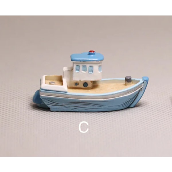 Miniature Model Pirate Ship Sea Yacht Motor Boat Submarine Cargo Ship Ocean Boat Fairy Garden Decor Small Sailboat Figure Toys