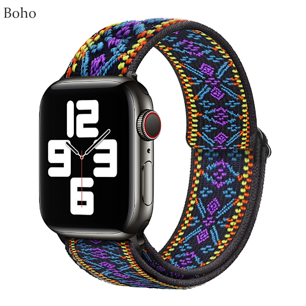 Nylon-ranneke Apple Watchille Boho 42/44mm