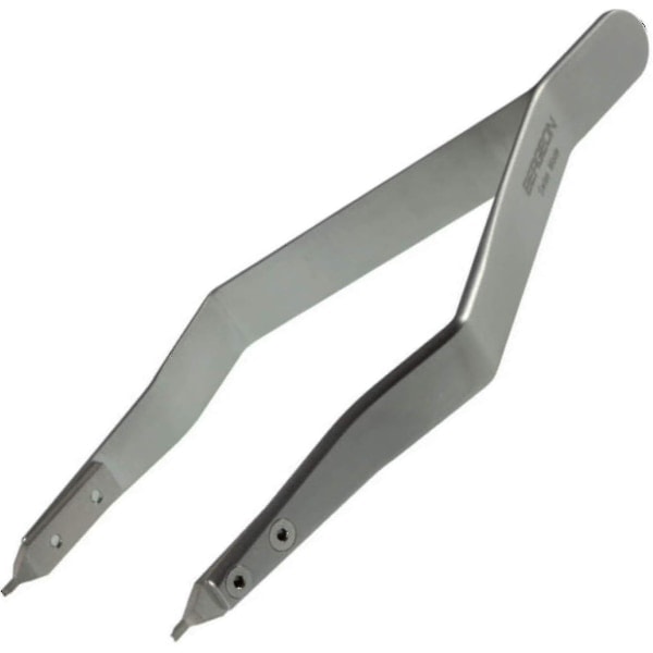 Bergeon 7825 Verktyg för att ta bort metallarmband Fjäderstift Rostfritt stål Ergonomiskt urmakarverktyg, Silver【GKS】