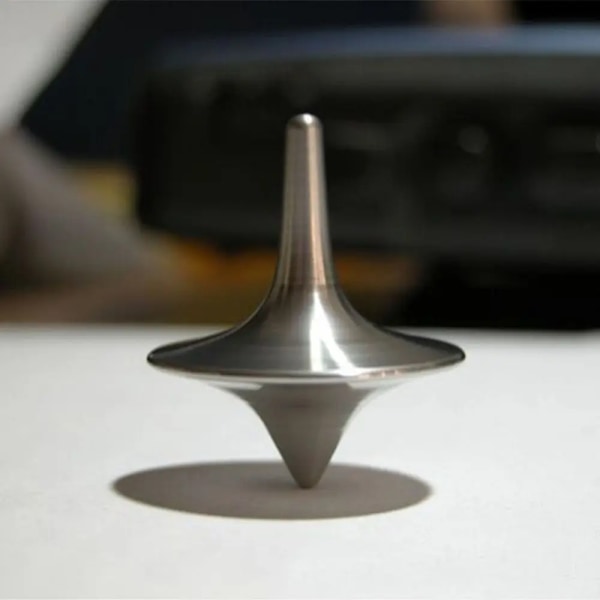 Gyro i metall, Hög Precision, Silver Snurra, Populär Film Totem Tryck Snurra apda7a08 as pic