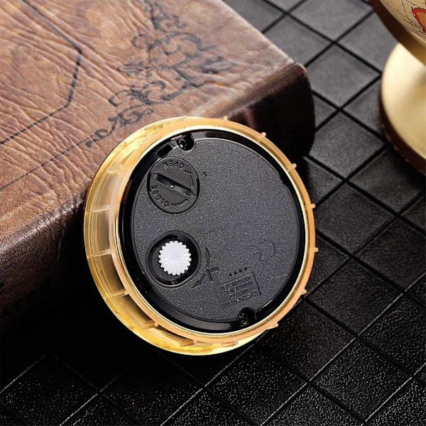 Mini Urindsats 2,4 tommer 61 mm Rund Kvarts Ur Fit Bevægelse Miniature Ur Romertal Gold