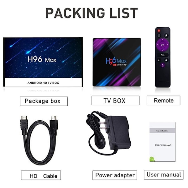Älykäs mediasoitin RK3318 Quad-Core, 2+16G