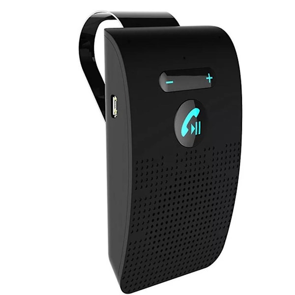 Handsfree Bluetooth 5.0 Bilstereo Högtalarkit med Solskyddsklämma