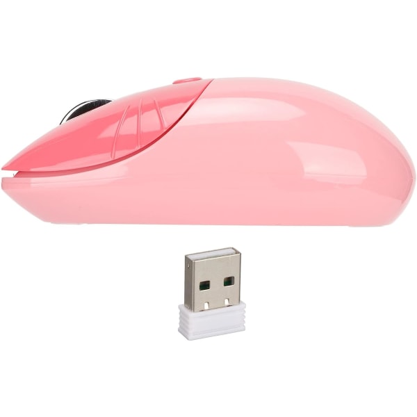 2,4G trådlös mus 800-1200-1600，för Tablet PC (rosa)