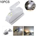 Sensor LED skabslys/garderobedørlys - 10-pak